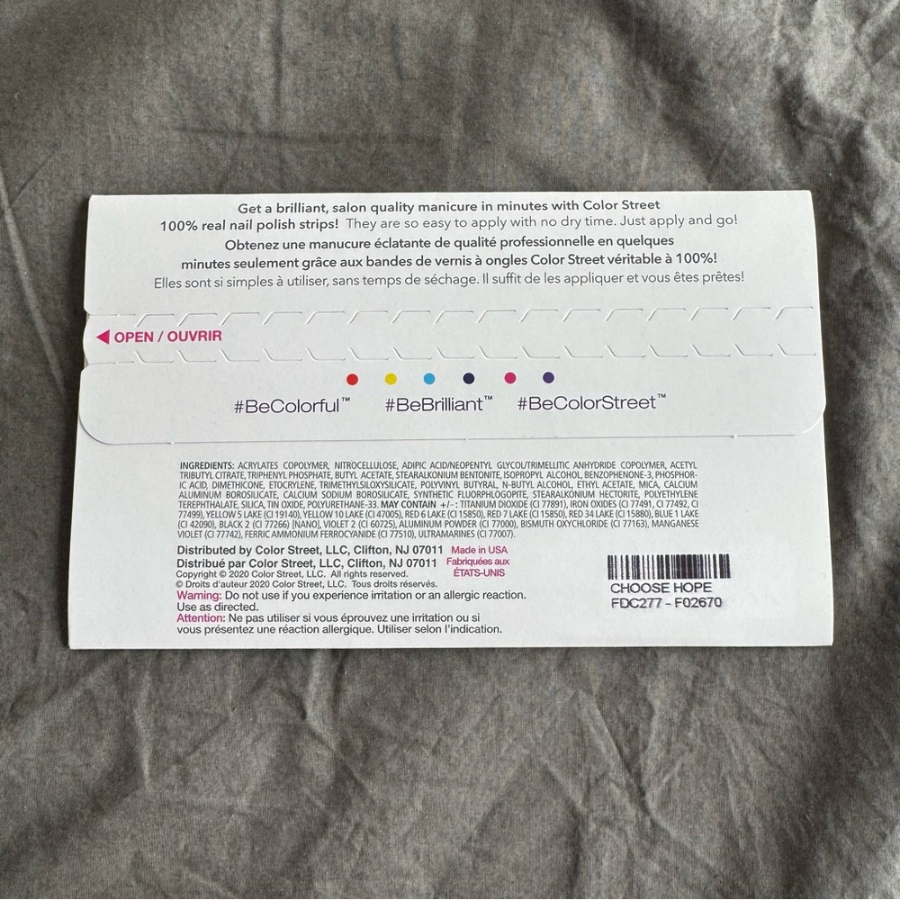 *Retired* Color Street: Choose Hope | Breast Cancer Awareness Pink Ribbon Pastel - Picture 4 of 10
